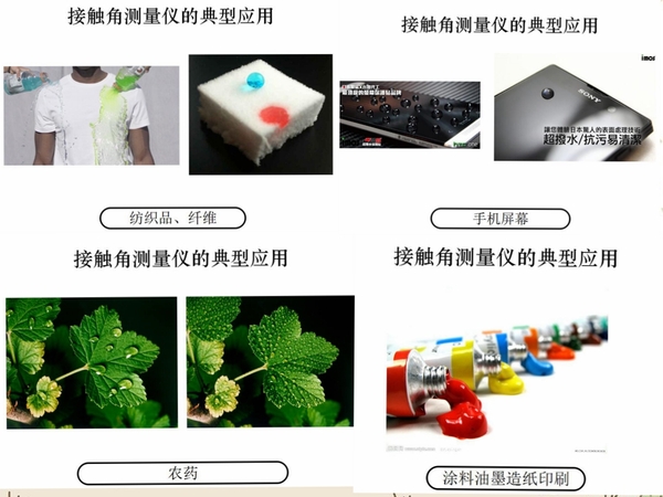 接觸角測量儀的應(yīng)用范圍及領(lǐng)域 